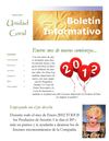 Boletín Informativo Unidad Coral - Enero 2012