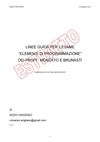 Estratto di Linee Guida per l'esame "elementi di programmazione" dei proff. Moscato e Brunasti