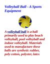 Volleyball Ball - A Sports Equipment