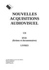 Nouveautés, Section audiovisuel, janvier 2012