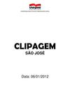 Clipagem São José 06/01/2012