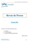 Revue de Presse du PAG_ Février 2011