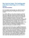 American Sniper The Autobiography of the Most Lethal Sniper in U S Military History