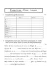 G1bis exercices être/avoir + pronoms sujets + déterminants possessifs
