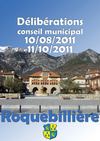 Roquebillière - 06 - Délibérations du 10/08/11 & 11/10/11
