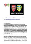 Arsenal FC vs Leeds United 9.1.2012 SelMcKenzie Selzer-McKenzie