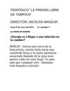 PERIÓDICO LA CRISIS DE EUROPA EJEMPLAR 4