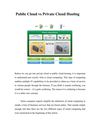 Public Cloud | storage area network -A new era of computing