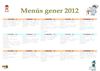 MENÚ GENER 2012