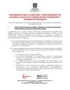LINEAMIENTOS POLÍTICA PÚBLICA DE COMUNICACIÓN