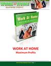 The art of work at home profits