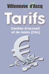 CAL: Tarifs des centres d'accueil et de loisirs 2012