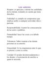 los valores