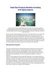 Dead Sea Products Benefits Including Anti Aging Aspects
