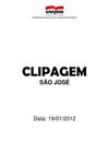 Clipagem São José 19/01/2012