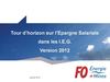 Tour d’horizon sur l’Epargne Salariale dans les I.E.G. en 2012