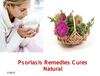 Psoriasis Remedies Cures Natural