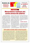 Boletim STU 03/2012 - 19 de Janeiro
