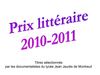 Séléction Prix Littéraire 2010-2011
