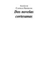 Dos Novelas Cortesanas Castillo Solozano Alonso De