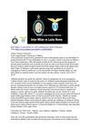 Inter Milan vs Lazio Roma 22.1.2012 SelMcKenzie Selzer-McKenzie