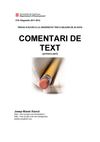 COMENTARI DE TEXT 1ª PART
