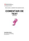 COMENTARI DE TEXT 3ª PART