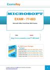 Free MICROSOFT 77-883 Practice Test