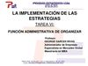 Función Administrativa de Organizar