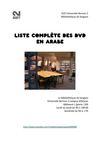 Liste complète des DVD arabes de la Médiathèque de langues 2011