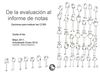 De la evaluación al informe de notas