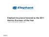 Elephant Insurance honored as the 2011 Henrico Business of the Year