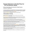 Express Extension is the Ideal Place for All Tax Extension Needs