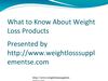 Weight loss supplements for 2012 and beyond