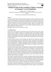 Adoption of Point of Sale Terminals in Nigeria