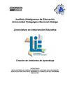 Creación de Ambientes de Aprendizaje
