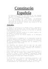 Trabajo de la Constitución Española