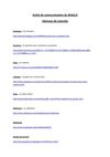 Adresses tutoriels outils de communication