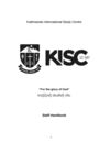 KISC Teachers Handbook 2011-12 - section breaks and numbers