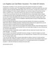 Los Angeles Low Cost Motor Insurance _ For Under-25' Owners