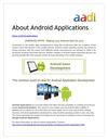 About Android Applications
