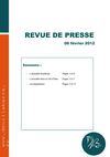 Revue de presse du 06 février 2012