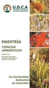 Mestría en Ciencias Ambientales de la Universidad de Ciencias Aplicadas y Ambientales