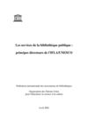 Les services de la bibliotheque publique IFLA & UNESCO 2001