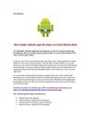 Hire Google Android Apps Developer at Lowest Hourly Rates