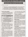 Nuevo plan de pasantías laborales
