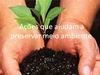 Preservação do meio ambiente