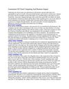 Assessment Of Cloud Computing And Business Impact