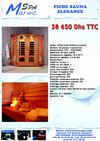 Fiche MAROC SAUNA ELEGANCE