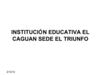 El triunfo